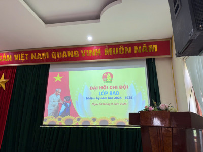 Đại hội chi đội mẫu năm học 2024-2025