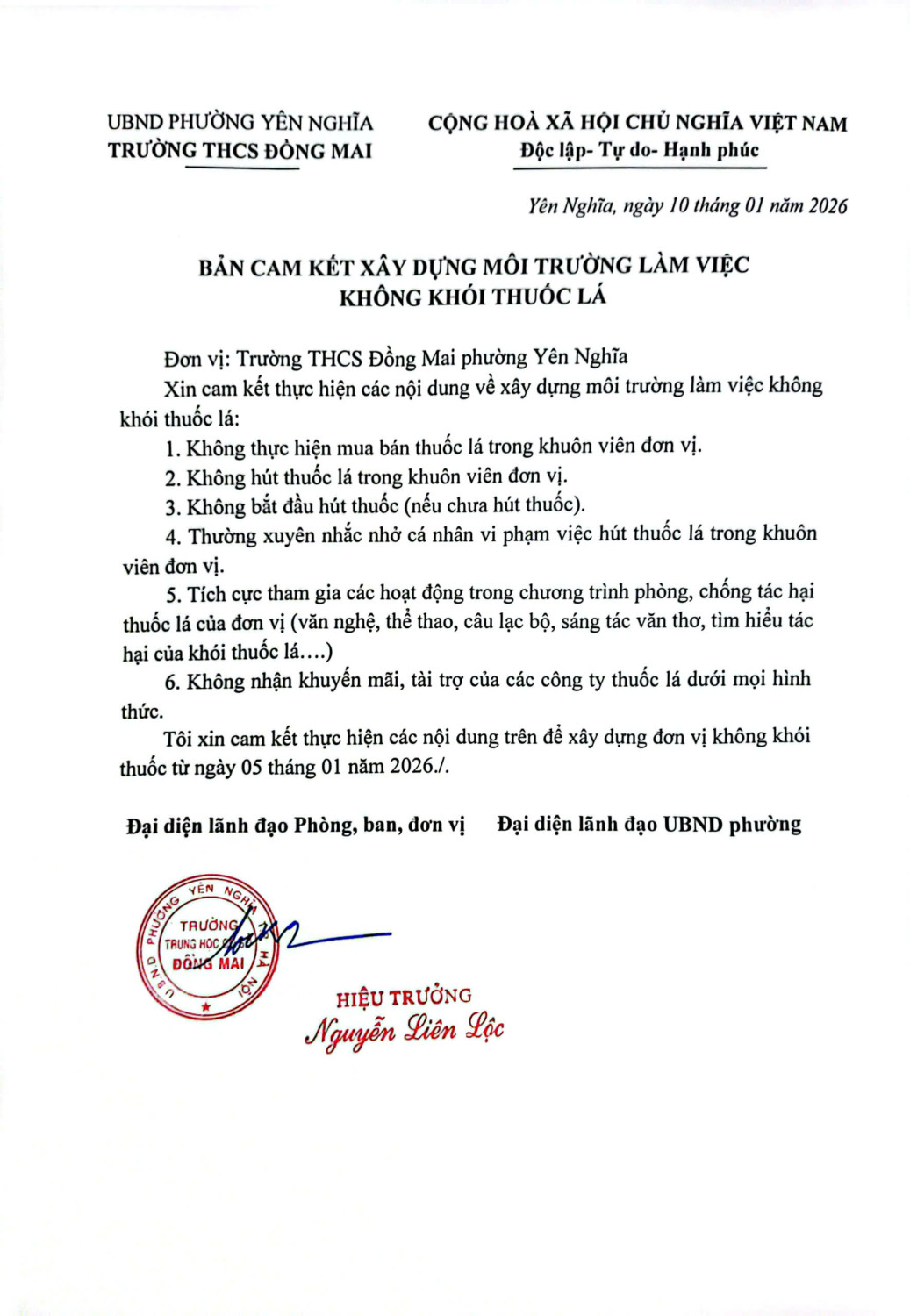 Cam Kết